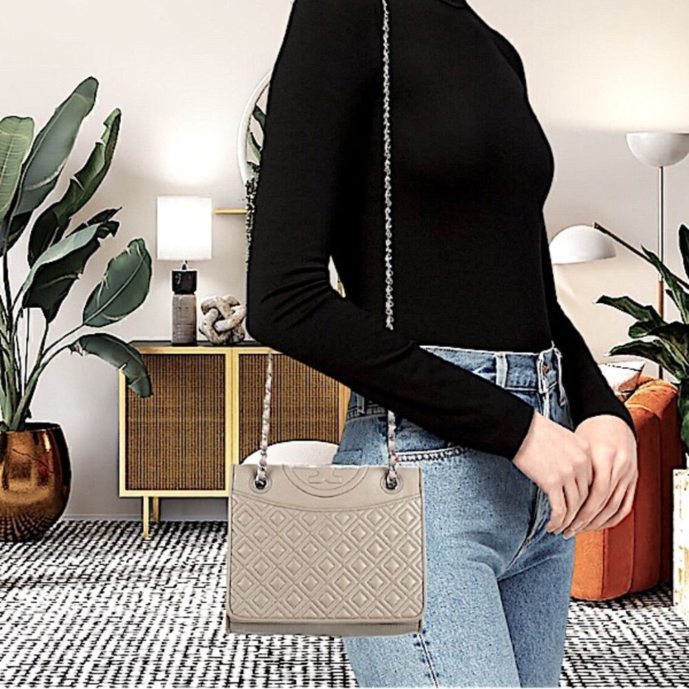 TORY BURCH FLEMING QUILTY CROSSBODY BAG